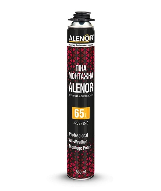 Особенности монтажной пены Alenor