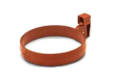 Кронштейн труби RainWay система 90/75 RAL 8004 Цегляний