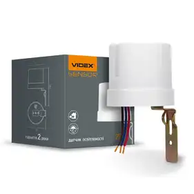 Датчик освещенности Videx 25A 220V фотометрический (VL-SN03)