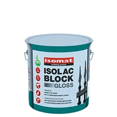 Антикорозійна фарба для металу Isomat ISOLAC-BLOCK GLOSS 0,75 л, чорний