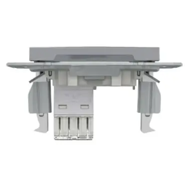 Розетка Schneider Electric комп. RJ-45 внутр. "ASFORA" без рамки сталь (C2) 