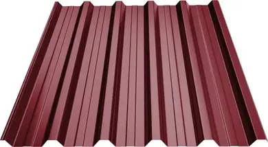 Профнастил GOOD ROOF НС-35 Поліестер Україна,0,50 мм RAL 3005 Вишневий