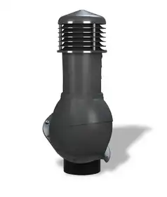 Вентиляційний вихід неізольований для металочерепиці Wirplast WiroVent PERFEKTA K53 Ø150/500 мм антрацит