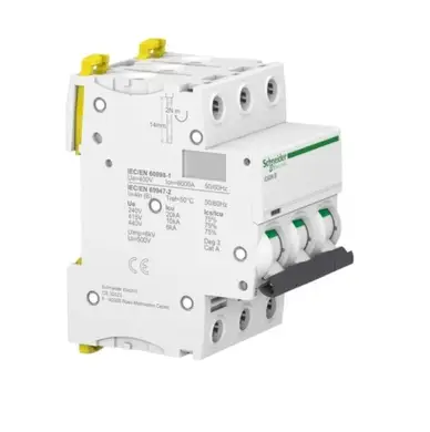 Автоматичний вимикач Schneider Electric 3-п. IC60N 16A B (6кА) (C2)