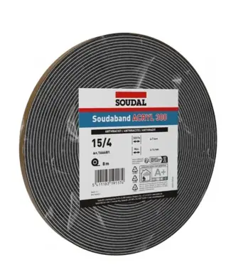 Лента ПСУС Soudal SOUDABAND Acryl 300 20мм 8/32 4,3м