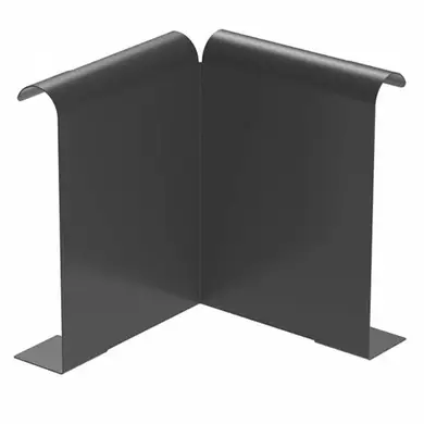 Кут внутрішній для планки декоративної Stal Galeco BEZOKAPOWY система 125/70х80 RAL 7015 Графітовий