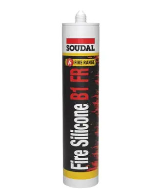 PROF Герметик пожарный Soudal Sіlіcone B1 FR серый 300мл
