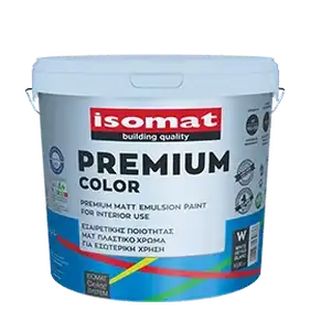 Матовая эмульсионная краска премиум-класса Isomat ISOMAT PREMIUM COLOR 10 л, Base P