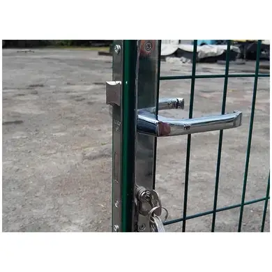 Калитка Завод Центр - Сетка Заграда Спорт ОЦ+ППЛ 2400 мм RAL 6005