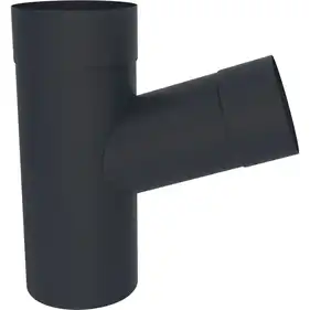 Тройник 72˚, 80/80 Zambelli Robust система 127/80 RAL 7016 Антрацит