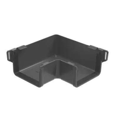 Угол внутренний (с уплотнителями – 2 шт.) Galeco PVC² система 135/70х80, 90° RAL 7021 Графитовый