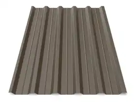 Профнастил Зартмет ПК-35 Sq mat Dongbu Корея 0.50 mm RAL 8019 Коричневый