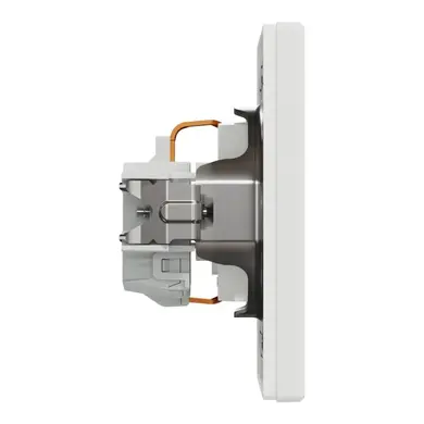 Розетка Schneider Electric 1-я З/К внутр. со шторками "ASFORA" белая (C1)