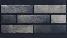Фасадная термопанель с клинкерной плиткой КерамТерм Cerrad Ретро Брик Пеппер 50 Neopor EPS 120