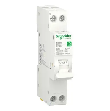 Дифференциальный автомат Schneider Electric RESI9 1M 1P+N 16A  C 30mA А 6kA (C2)