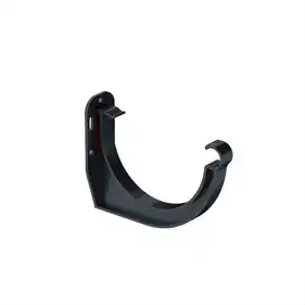 Кронштейн ринви торцевий Galeco PVC система 130/80 RAL 7021 Графітовий