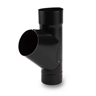 Тройник 60⁰ Galeco Stal система 120/90 RAL 9005 Черный