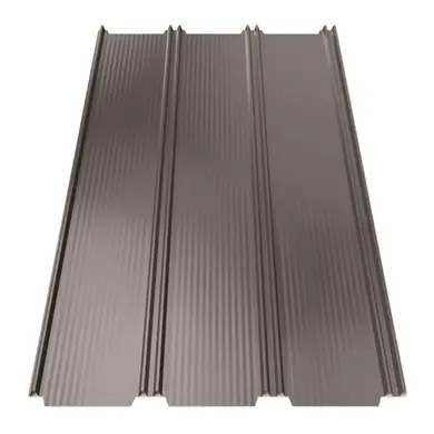 Клікфальц Tilе "Фальц настил" поліестер SeAH 0.45 mm RAL 8019 Коричневий