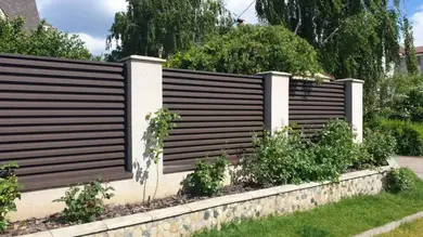 Паркан Жалюзі LVKS Premium 110/95мм Україна 0,45 мм РЕ RAL 8017