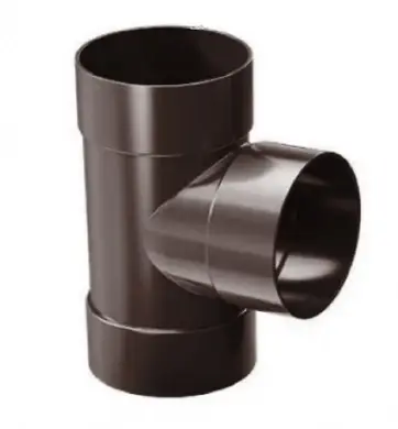 Трійник ProAqua система 125/90, 67,5° RAL 8017 Світло-коричневий