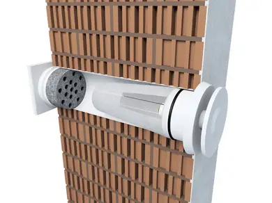 Приточный клапан VILPE Velco VT-100 серый