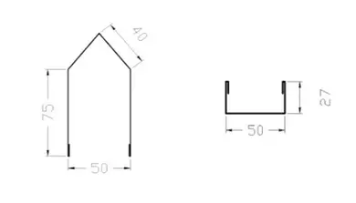 Панель ограждения LVKS DUOS Украина 0,45 РЕMA RAL 7016