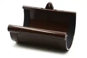 Муфта желоба RainWay система 130/100 RAL 8017 Шоколадно-коричневый