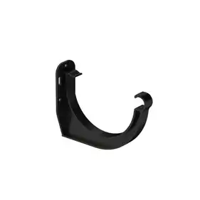 Кронштейн желоба торцевой Galeco PVC система 130/80 RAL 9005 Черный