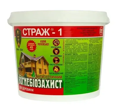 Концентрат сухий 1:10 STRAZH Страж - 1 для зовнішніх робіт під накриттям (відро) 10 кг