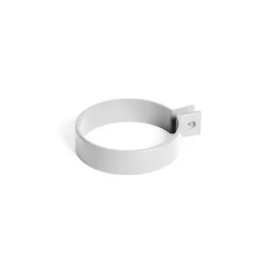 Хомут трубы BRYZA система 125/90 ПВХ Белый RAL 9010 (62-151)