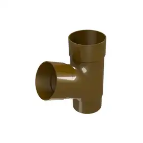 Трійник Regenau 67,5° система 125/80 RAL 8017 Коричневий
