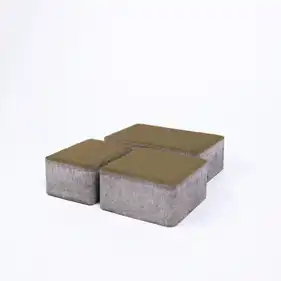 Тротуарная плитка Блок - Форт Старый город Горчичный 90х12, 120х120, 180х120 мм
