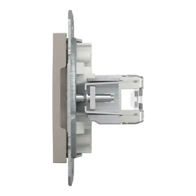 Розетка Schneider Electric комп. RJ-45 кат.6 UTP внутр. "ASFORA бронза (C3)