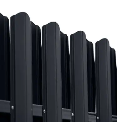 Ламель штакета Дах-сервис Матполиэстер двухстор. Metipol/Polysteel 0,43мм RAL 7024 Серый