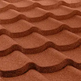 Композитная черепица QueenTile Standard Terracotta