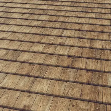 Керамическая черепица Tejas Borja Flat-10 Toronto Oak