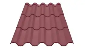 Металлочерепица GOOD ROOF PREMIUM Roof 350/30,матполиэстер 0,50мм Италия/Бельгия/Польш Zn225 RAL 3005 Вишневий