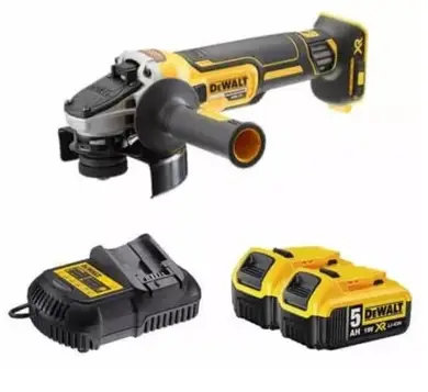 Шлифмашина угловая аккумуляторная DeWALT DCG405P2
