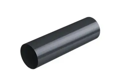 Труба 1 м.п. Galeco Stal система 135/100 RAL 9006 Серебристый