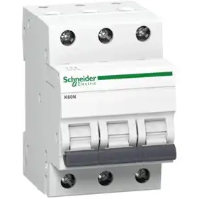 Автоматический выключатель Schneider Electric 3-п. Acti9 K60N 20A B (6kA)
