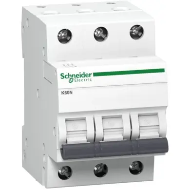 Автоматический выключатель Schneider Electric 3-п. Acti9 K60N 20A B (6kA)