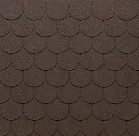 Бітумна черепиця Tegola Eco Roof Traditional Mixed Brown