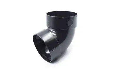 Отвод двумуфтовый RainWay система 90/75 67° RAL 7024 Графит