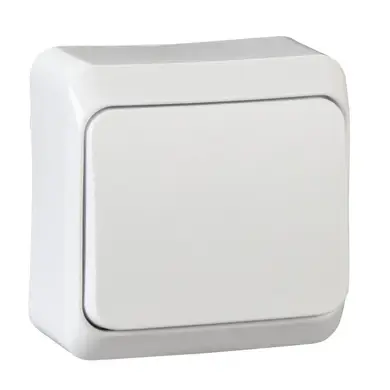 Вимикач Schneider Electric 1-кл зовн. IP20 "Prima" білий (С1) 
