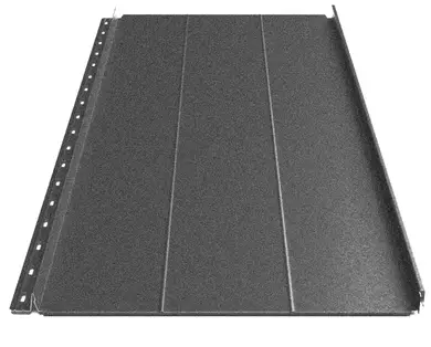 Кликфальц Будсервис "Смарт" П2 Relief iceCrystal mat Thyssen krupp 0.50 mm RAL 9005 Черный