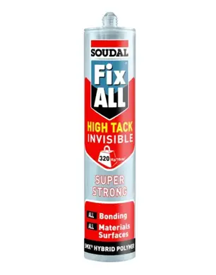 Клей-герметик Soudal FIX ALL HT Invisible 290мл