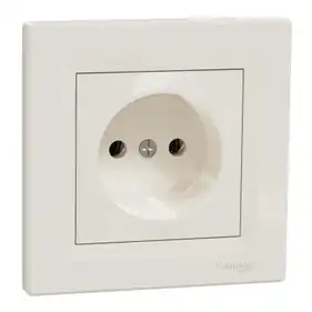 Розетка Schneider Electric 1-я без З/К внутр. "ASFORA" сл. к. (C1) 