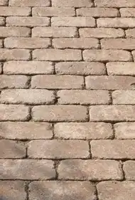 Тротуарна плитка Золотий Мандарин Цегла стандартна Антик 60 Персиковий 200х100