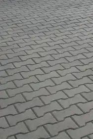 Тротуарная плитка Золотой Мандарин Двойное Т 120 Серый фаска 200х160