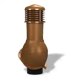 Вентиляційний вихід неізольований для металочерепиці Wirplast WiroVent PERFEKTA K53 Ø150/500 мм мідний